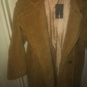 Pretty little thing teddy long coat